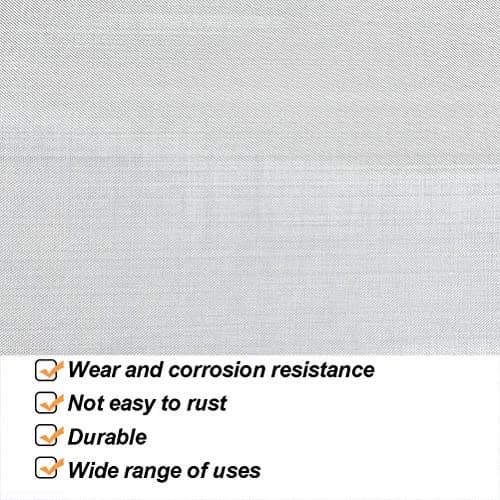 TIMESETL 304 Stainless Steel Woven Mesh 80 Mesh | Filter Screen Sheet for Filtration (70-120 chars) thumbnail 3