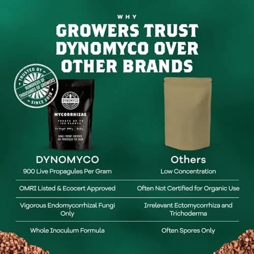 DYNOMYCO Mycorrhizal Fungi Inoculant 100g | Boosts Root Growth & Nutrient Uptake thumbnail 4