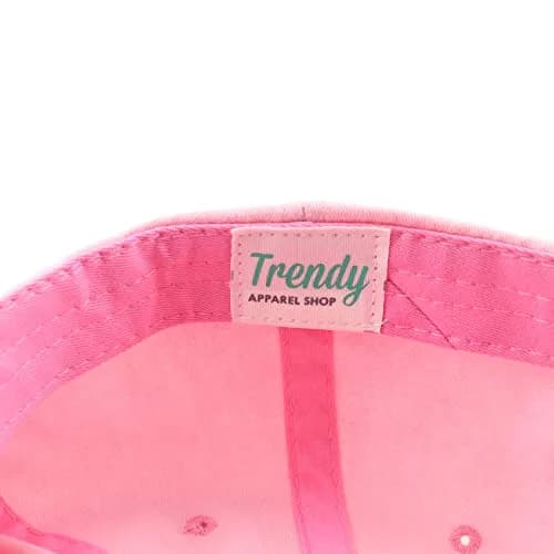 Trendy Apparel Shop Oversize XXL Pigment Dyed Washed Cotton Baseball Cap - Pink - 65cm thumbnail 4
