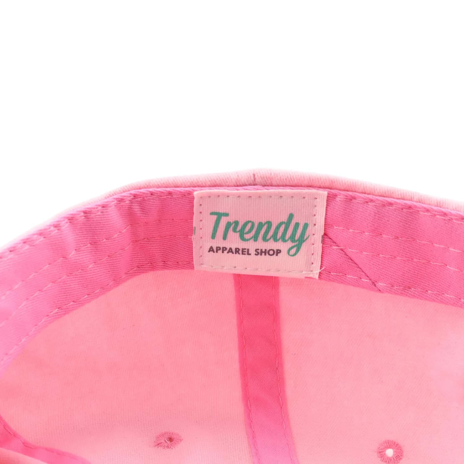 Trendy Apparel Shop Oversize XXL Pigment Dyed Washed Cotton Baseball Cap - Pink - 65cm thumbnail 4
