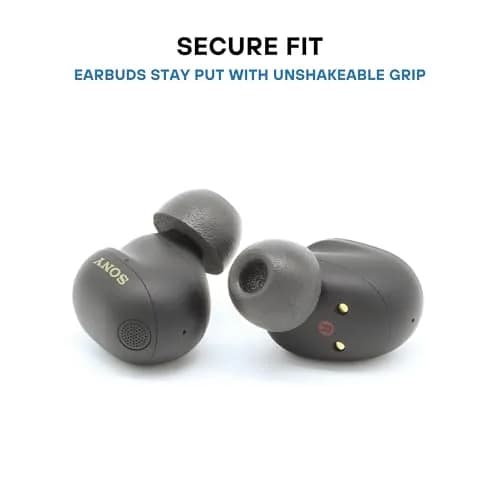 Comply Memory Foam Replacement Ear Tips, Black, Large (3 Pairs) | Ultimate Comfort for Sony Earbuds thumbnail 4