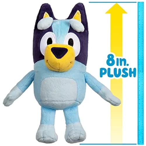 Bluey 8" Plush Toy | Soft, Cuddly Animal for Kids 3+ in India thumbnail 3