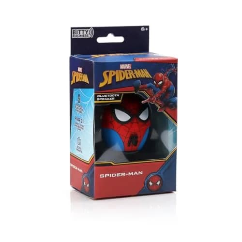 Bitty Boomers Spider-Man Mini Bluetooth Speaker | Tiny Size, Huge Sound, 4+ Hour Play thumbnail 5