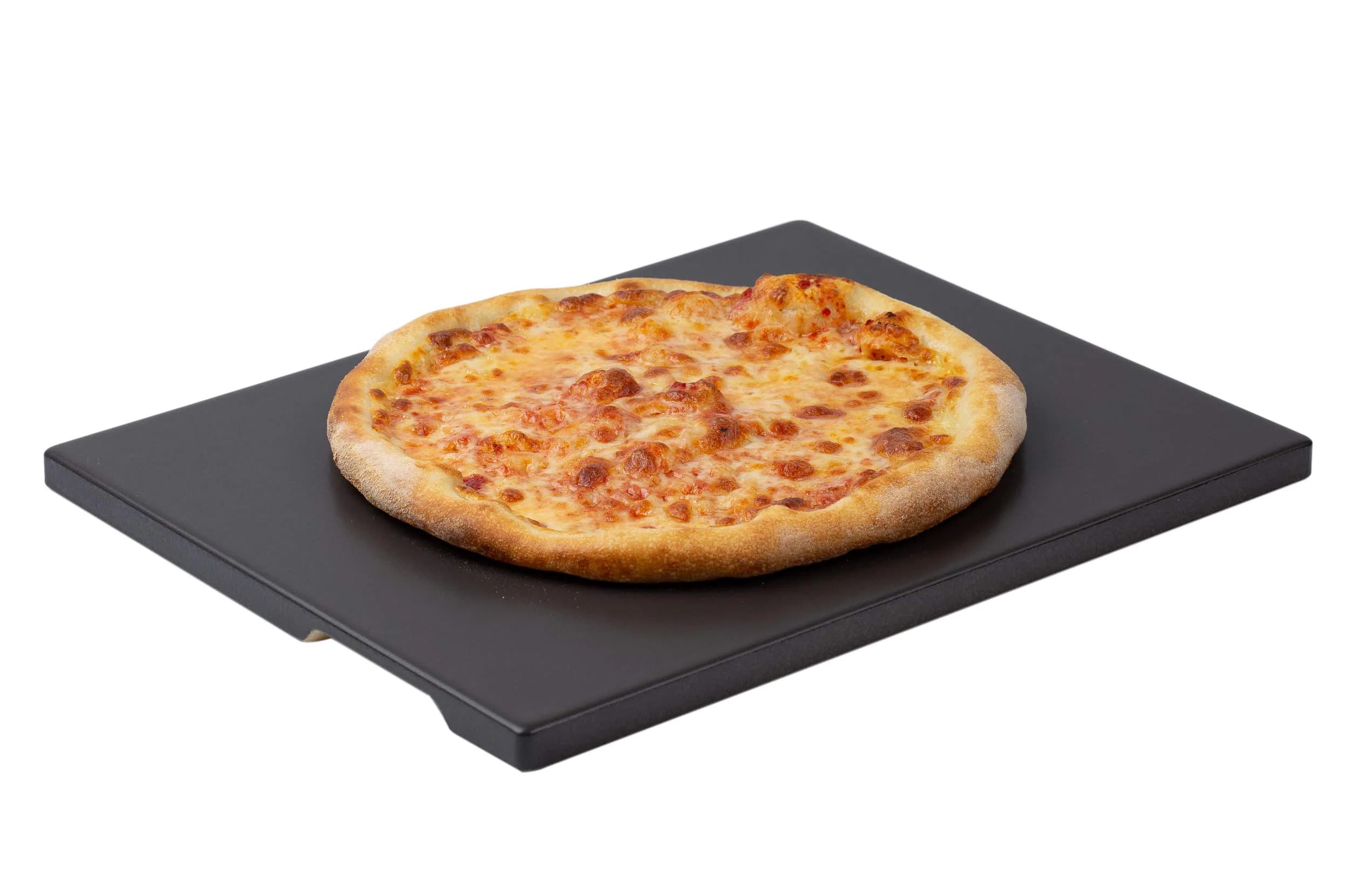 ROCKSHEAT Pizza Stone 12" x 12" Square | 1400℉ Resistance, Double Handles, Cordierite Baking Stone — Yellow