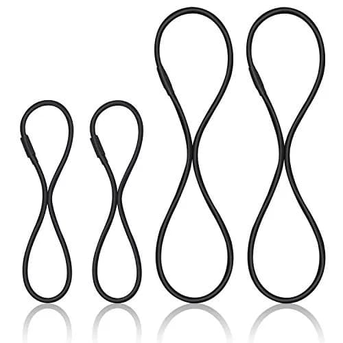 Boseen Universal Elastic Bands Replacement for Shock Mounts, Set of 4 (Black) | Anti-aging Rubber Rings for Mic Holders thumbnail 1