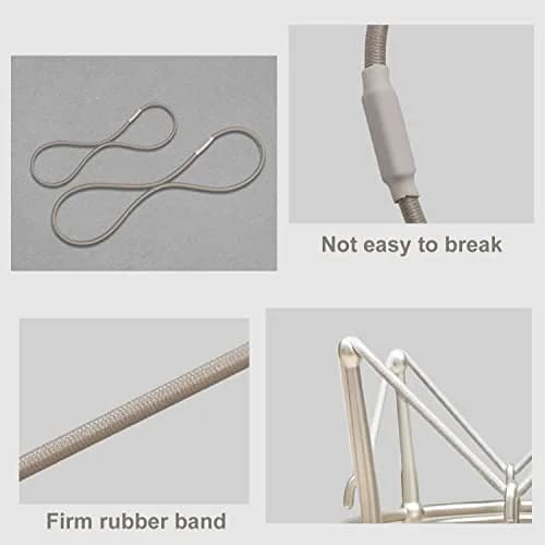 Boseen Elastic Bands Replacement Set of 4 | Microphone Shock Mount Rubber Ring for Microphone Clamp (Gray) thumbnail 4