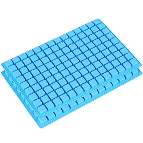 Emoly Silicone Candy Tray 2 Pack 126-Cavity Square Chocolate Mold for Gummy Jelly Truffles Caramels Ice Cube Tray | Food-Grade, Reusable, Easy Release thumbnail 1