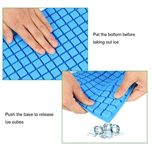 Emoly Silicone Candy Tray 2 Pack 126-Cavity Square Chocolate Mold for Gummy Jelly Truffles Caramels Ice Cube Tray | Food-Grade, Reusable, Easy Release thumbnail 3