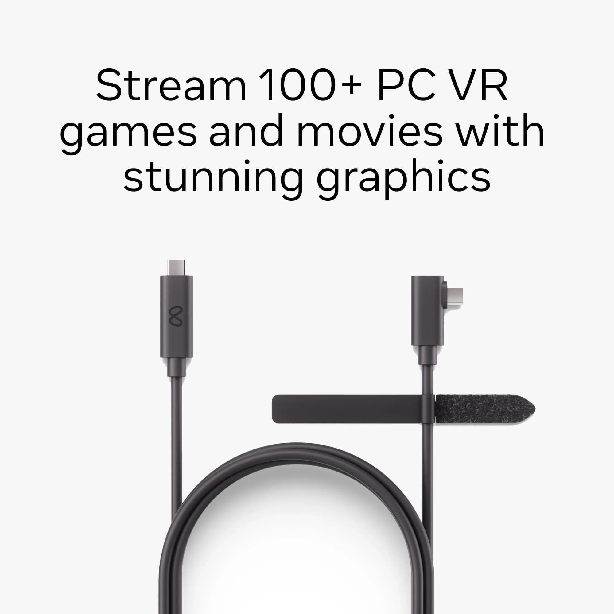 Meta Quest Link Cable - Virtual Reality Headset Cable for Quest - 5m (16ft) - PC VR - view 2
