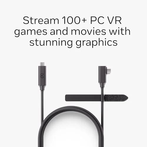 Meta Quest Link Cable - Virtual Reality Headset Cable for Quest - 5m (16ft) - PC VR thumbnail 2