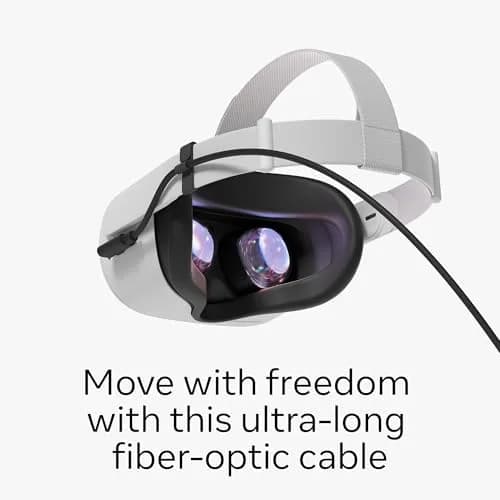 Meta Quest Link Cable - Virtual Reality Headset Cable for Quest - 5m (16ft) - PC VR thumbnail 3