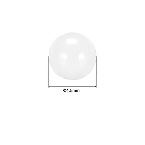 uxcell 1.5mm Ceramic Bearing Balls ZrO2 G5 Precision (10 Pcs) | Industrial Grade Zirconium Oxide thumbnail 2