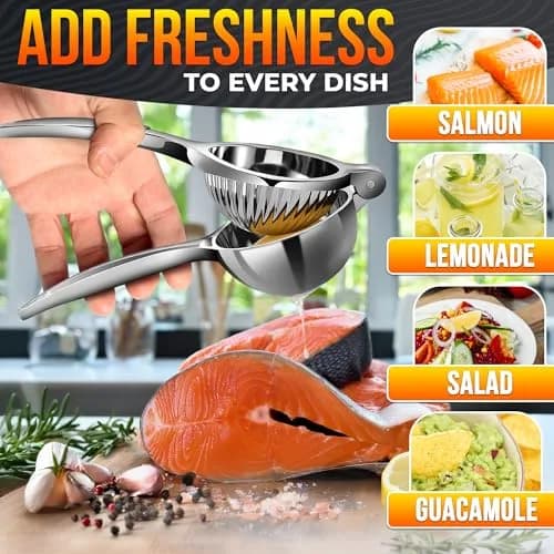 LEGLO Stainless Steel Lemon Squeezer Handheld Juicer for Limes & Small Oranges | 20 cm (7.9 in) thumbnail 6