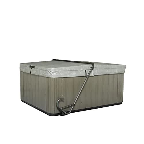 Outdoor Solutions Inc Heavy-Duty Hot Tub Cover Lifter for 6'-8' Spas | Stable, Easy Lift with Extra Large Footplate thumbnail 2