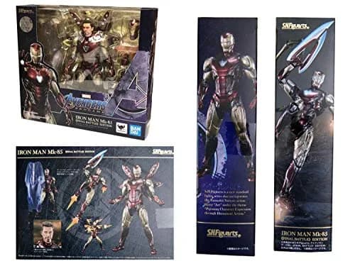 Tamashii Nations Avengers Endgame Iron Man Mk. 85 Final Battle Ver. 160mm | Action Figure with Accessories thumbnail 3