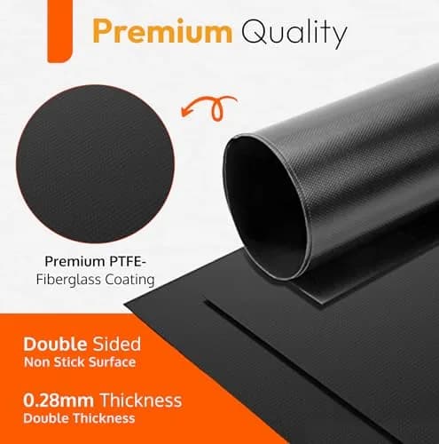ThreadNanny Heavy Duty Oven Liners 4 Pack 43cm x 63.5cm (17" x 25") | Protects Oven Bottom from Spills thumbnail 3