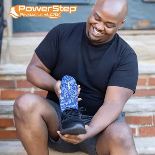 PowerStep Pinnacle Low Arch Support Insoles | Flat Feet & Plantar Fasciitis Relief, Made in USA (Men's 4-4.5 / Women's 6-6.5) thumbnail 6