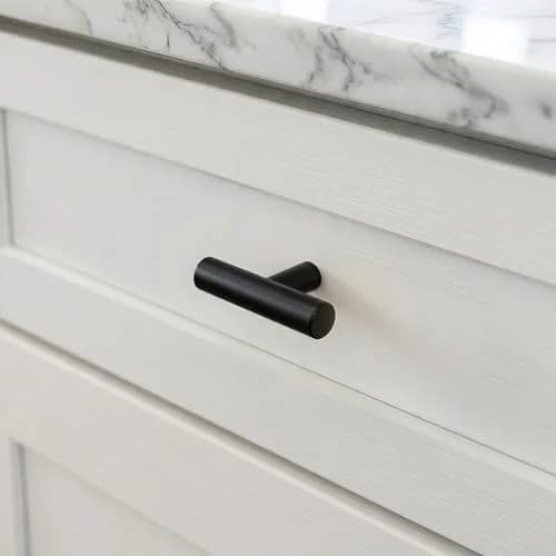 LONTAN 12 Pack Black Cabinet Knobs | Stainless Steel, 2 Inch, Modern Hardware thumbnail 2