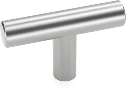 LONTAN 12 Pack Brushed Nickel Cabinet Knobs 2 Inch | Stainless Steel, Easy Install, Long-Lasting Finish thumbnail 1