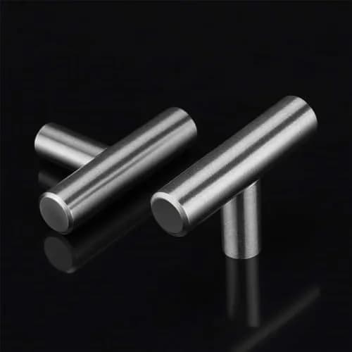 LONTAN 12 Pack Brushed Nickel Cabinet Knobs 2 Inch | Stainless Steel, Easy Install, Long-Lasting Finish thumbnail 3