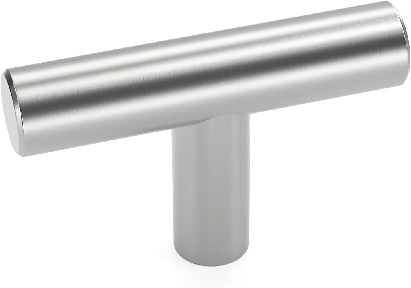 LONTAN 12 Pack Brushed Nickel Cabinet Knobs 2 Inch | Stainless Steel, Easy Install, Long-Lasting Finish - main product image