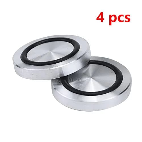 Antrader Aluminum Disc with Anti-slip Rubber Ring 40mm x 7mm | Glass Table Top Adapter for Furniture thumbnail 6