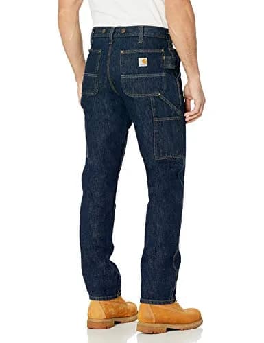 Carhartt Men's Relaxed Straight Rugged Flex Double-Front Denim Logger, Freight, W40 x L34 | Heavy-Duty Workwear with Flex thumbnail 2