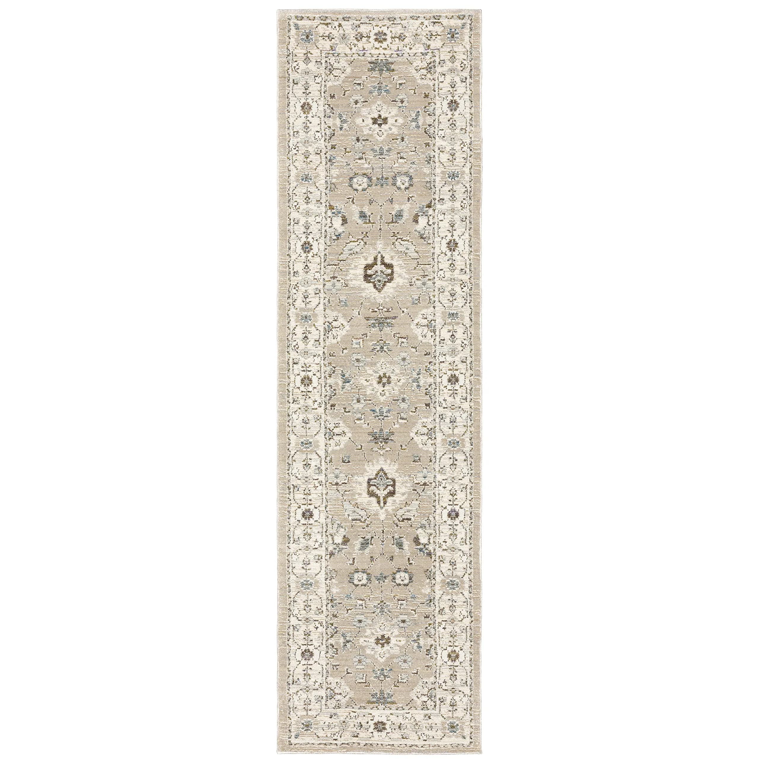 Oriental Weavers Andorra 3'10" x 5'6" | Vintage Traditional Rug with 200+ Colors (120 chars) — 2'3" x 8' (Runner)