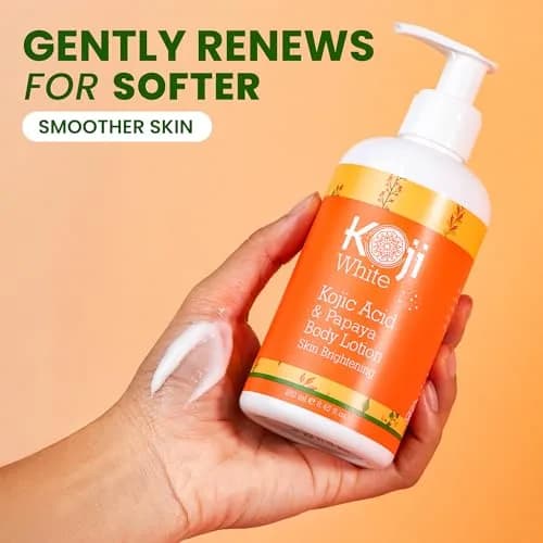 Koji White Kojic Acid & Papaya Body Lotion 8.45 Fl Oz (2 Bottles) Brightening & Moisturizing thumbnail 6