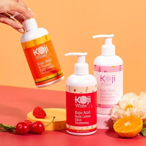 Koji White Kojic Acid & Papaya Body Lotion 8.45 Fl Oz (2 Bottles) Brightening & Moisturizing thumbnail 9
