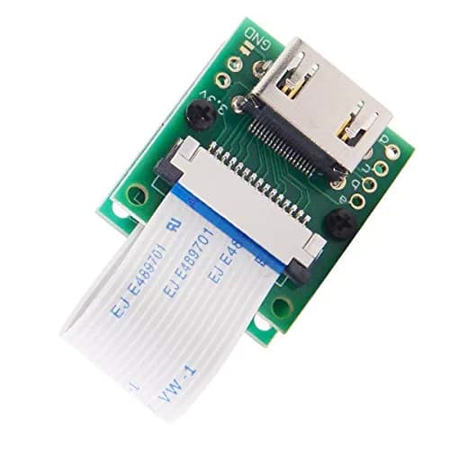 cablecc Raspberry PI Camera Module to HDMI Type A Male HDTV FPC Flat Cable 5cm | Raspberry Pi Camera Extension Kit thumbnail 1