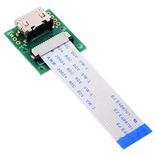 cablecc Raspberry PI Camera Module to HDMI Type A Male HDTV FPC Flat Cable 5cm | Raspberry Pi Camera Extension Kit thumbnail 5