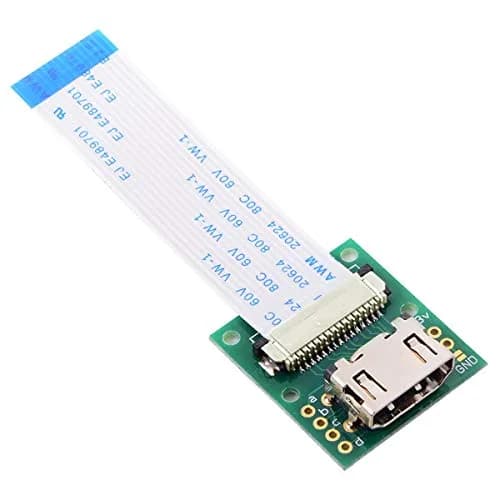 cablecc Raspberry PI Camera Module to HDMI Type A Male HDTV FPC Flat Cable 5cm | Raspberry Pi Camera Extension Kit thumbnail 2