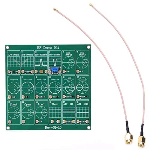 Garosa Frequency Test Board Demo Kit VNA Test Module 30MHz-433MHz | Learning Calibration Tool with 2 UFL Patch Cords thumbnail 1