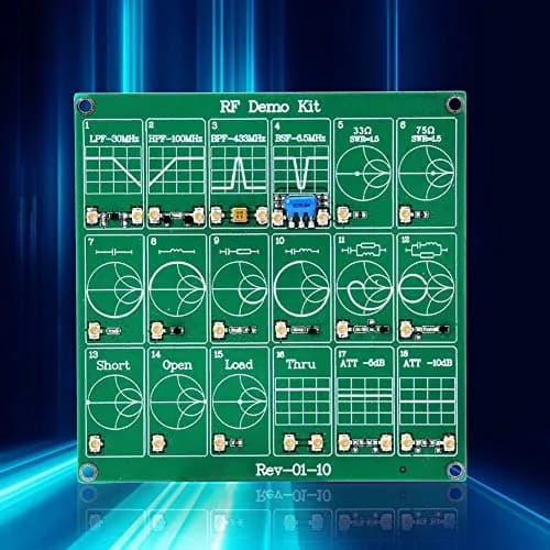 Garosa Frequency Test Board Demo Kit VNA Test Module 30MHz-433MHz | Learning Calibration Tool with 2 UFL Patch Cords thumbnail 4