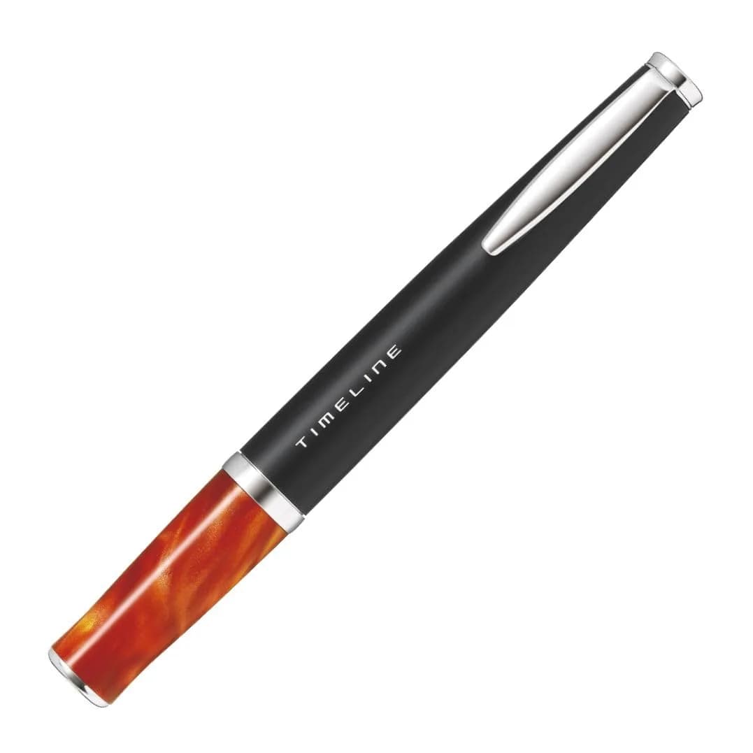 Pilot BTL-5SR-ETO Timeline Oil-Based Ballpoint Pen, Eternal Orange, Black | Fine Point 0.7mm, Smooth Oil Ink — Orange
