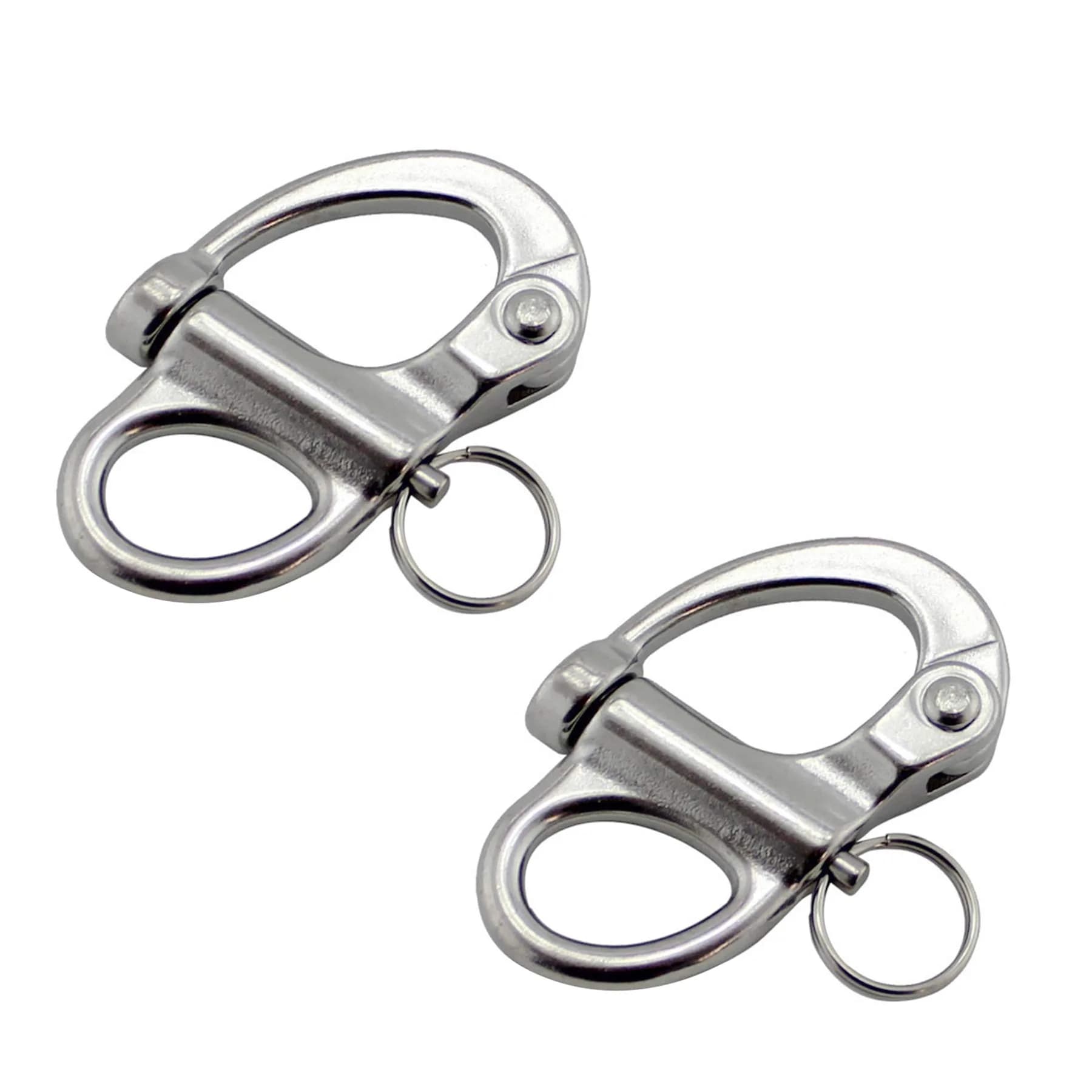 NRC&XRC 316 Stainless Steel Fixed Bail Snap Shackle 96mm (3-3/4") | Marine Grade Rigging Hardware for Sailing - main product image