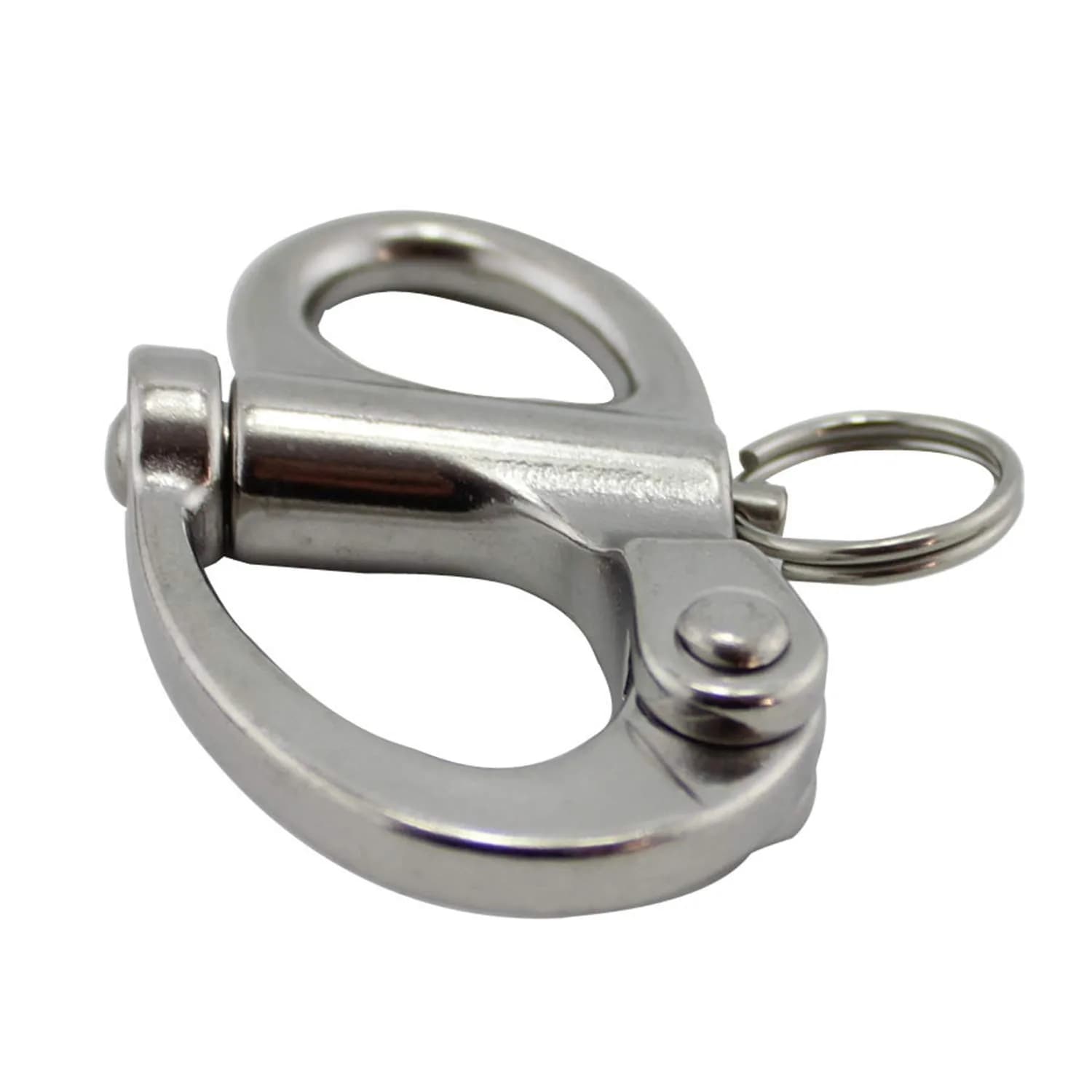 NRC&XRC 316 Stainless Steel Fixed Bail Snap Shackle 35mm (1.38") | Marine Grade for Sailing & Bracelets - view 6