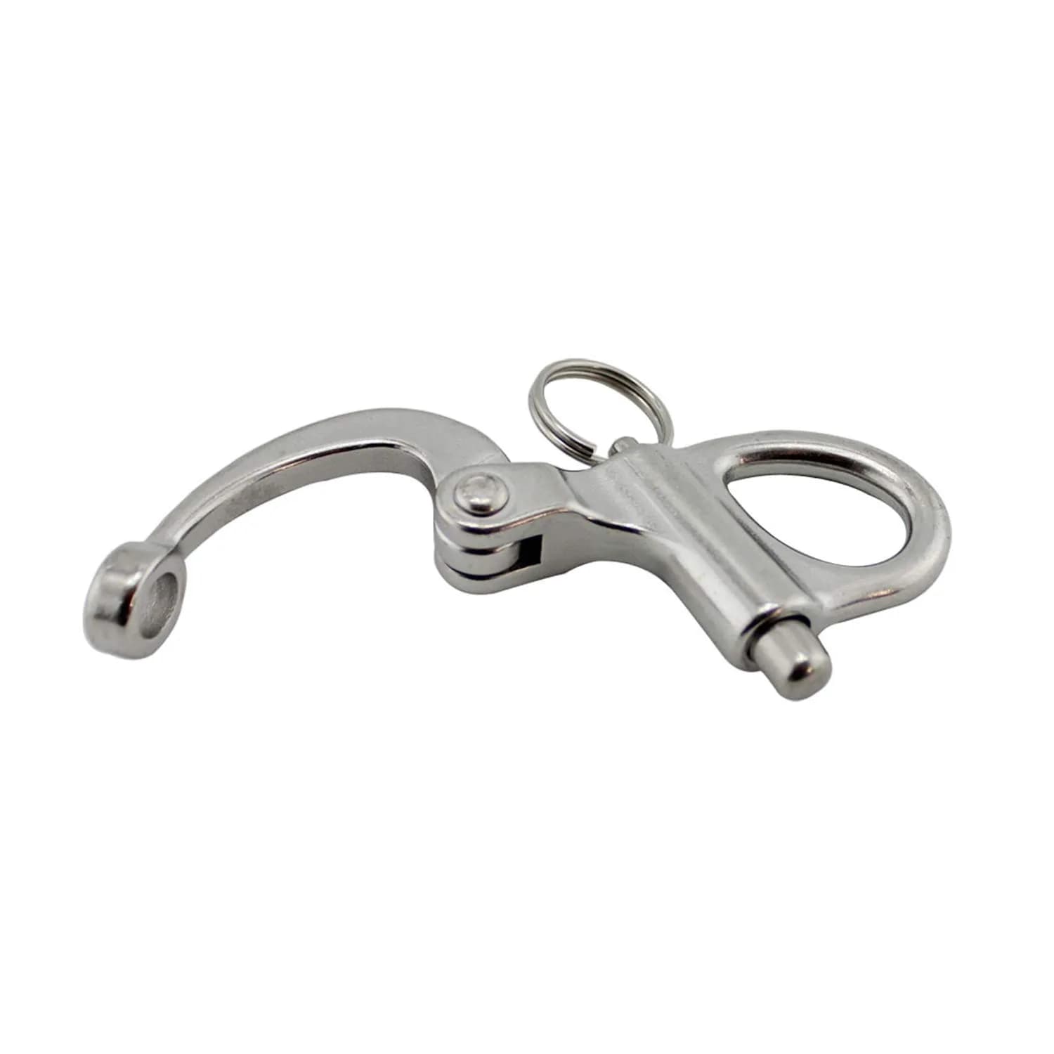 NRC&XRC 316 Stainless Steel Fixed Bail Snap Shackle 35mm (1.38") | Marine Grade for Sailing & Bracelets - view 4