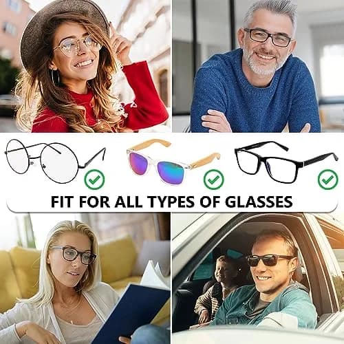 SIGONNA Eyeglasses String Holder Strap - Eyewear Chain & Lanyard for Men Women | 27" Adjustable Black thumbnail 6