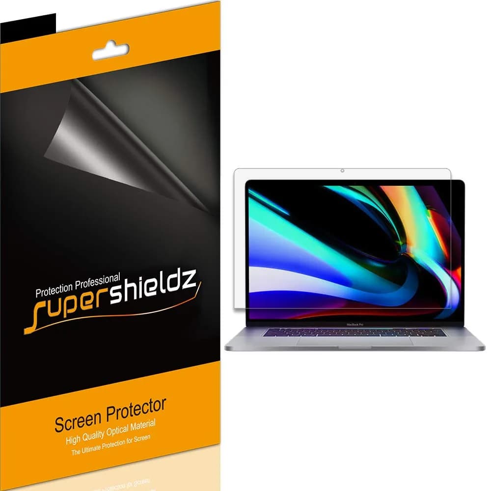 Supershieldz Matte Screen Protector for MacBook Pro 16 inch (2019-2020 Model A2141) | 3-Pack Anti Glare Anti Fingerprint — 3-Pack