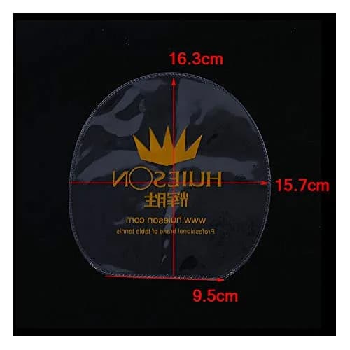 Acxico 10Pcs Ping Pong Racket Rubber Protection Film | Transparent, Protects Rubber, Keeps Paddle in Top Condition thumbnail 4