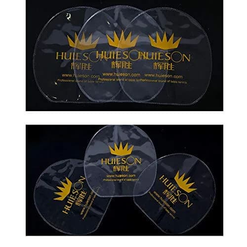 Acxico 10Pcs Ping Pong Racket Rubber Protection Film | Transparent, Protects Rubber, Keeps Paddle in Top Condition thumbnail 6