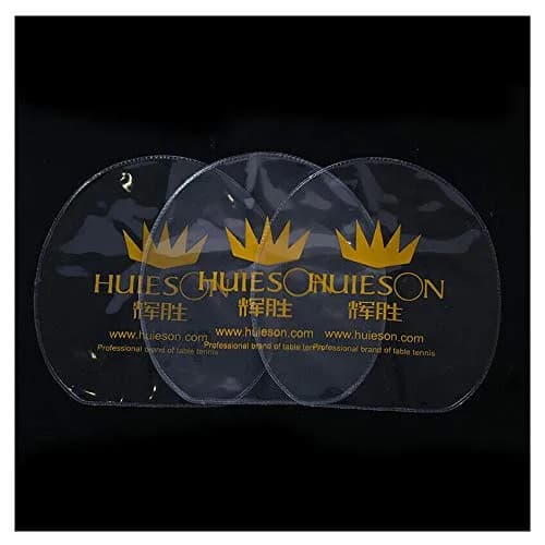 Acxico 10Pcs Ping Pong Racket Rubber Protection Film | Transparent, Protects Rubber, Keeps Paddle in Top Condition thumbnail 2