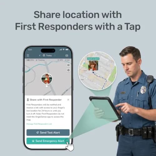 AngelSense GPS Tracker for Kids - Autism Safety, Special Needs, Elderly | Real-Time Location & 2-Way Speaker thumbnail 3