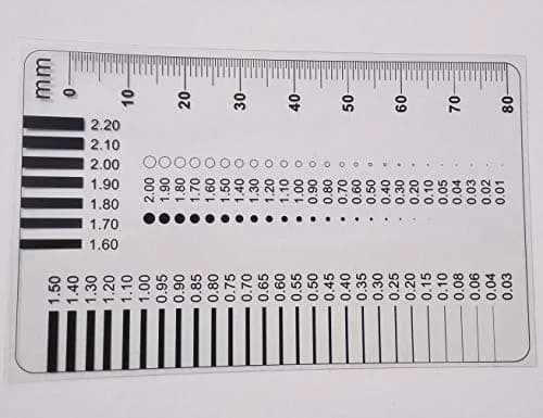 Wintersweetex High-Precision Polyester Size Estimation Chart SEC Scratch Measure (2220d) | Accurate Photographic Technology for Quality Inspection thumbnail 5