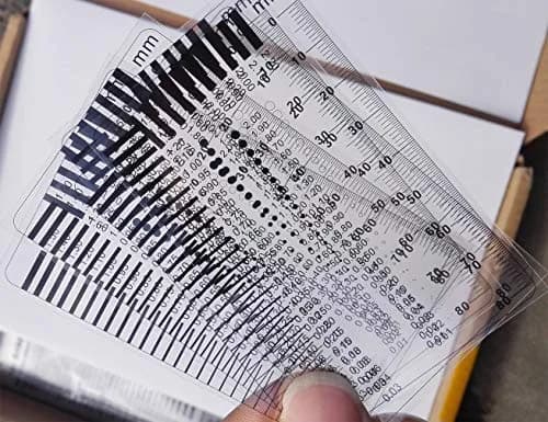 Wintersweetex High-Precision Polyester Size Estimation Chart SEC Scratch Measure (2220d) | Accurate Photographic Technology for Quality Inspection thumbnail 3
