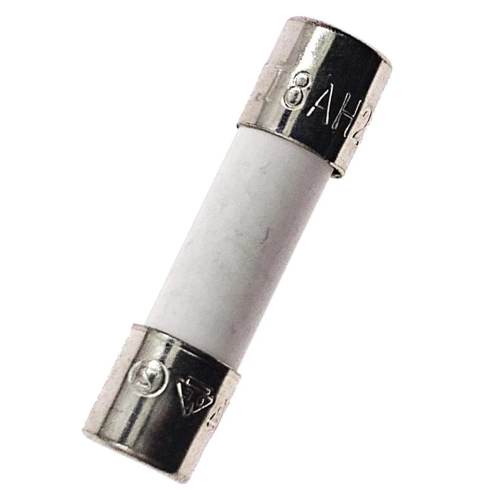 ChengHongXing Ceramic Fuse 8A 250V | Slow-Blow, 5x20mm, 10pcs, Certified for Safety - main product image