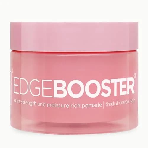 Style Factor Edge Booster Extra Strength & Moisture Rich Pomade | Strong Hold Gel for Thick & Coarse Hair | High Shine, Non-Greasy | Pink Sapphire, 3.38 oz thumbnail 1