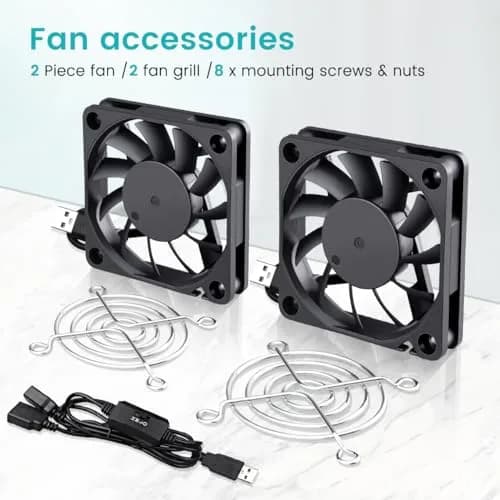 Wathai 60mm x 10mm USB Computer Fan 5V | Variable Speed Cooling for DIY & Electronics thumbnail 6